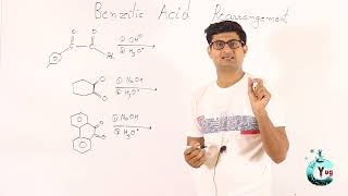 Benzilic acid rearrangement 12th class organic chemistry [upl. by Shae]