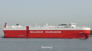 TIJUCA  Wallenius Wilhelmsen Logistics vehicles carrier  2017 [upl. by Ashjian]