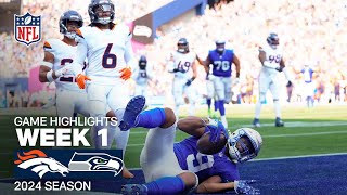 Denver Broncos vs Seattle Seahawks  NFL 2024 Week 1 Game Highlights [upl. by Bender]