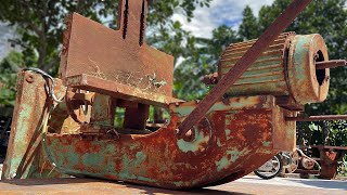 Old Rusty Drill Press Restoration  Restore Drill Press [upl. by Jehu]