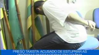 Preso taxista acusado de estuprar as próprias passageiras em Goiânia [upl. by Novek]