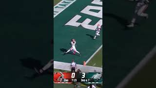 AJ BROWN IS BACK BABY 22 YARD TOUCHDOWN 🦅🔥 I Eagles vs Browns Highlights [upl. by Mauceri992]