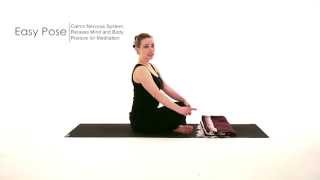 Seated Yoga Pose Easy Pose Sukhasana [upl. by Damle]