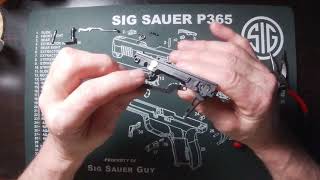 Armory Craft Sig Sauer P365 trigger installation video [upl. by Lorianne]