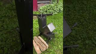 Rocket Stove DIY build chiassonsmoke offgrid homestead prepper diy [upl. by Nav]