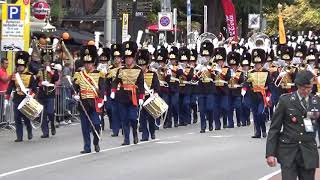 Prinsjesdag 2019 Koninklijke Militaire Kapel Johan Willem Friso [upl. by Metzger417]