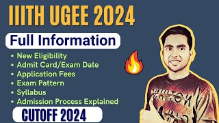 IIIT Hyderabad UGEE 2024 All About  Exam Pattern Eligibility Cutoff Exam Date Admission Process [upl. by Uria]