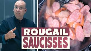 Recette Facile quot ROUGAIL SAUCISSEquot [upl. by Aleekat]