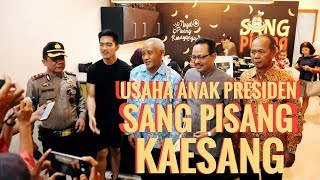 ANAK PRESIDEN BUKA LAPANGAN PEKERJAAAN Grand Opening Sang Pisang Kaesang Jogja [upl. by Luap518]