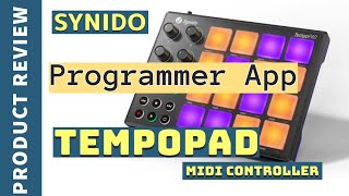 The Synido TempoPAD P16 MIDI Controller Programmer Software [upl. by Bolen]