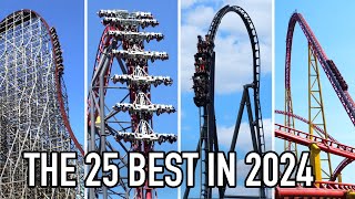 Top 25 Roller Coasters in the World 2024 [upl. by Assyral]