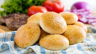 How to Make Homemade Hamburger Buns  The Stay At Home Chef [upl. by Nuhsal]