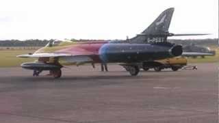 Hawker Hunter Misdemeanour at Duxford Autumn Airshow 2012 [upl. by Relyhs]