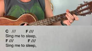 Asleep The Smiths Ukulele PlayAlong [upl. by Yablon44]