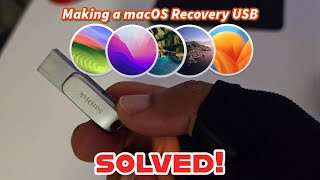 How to create a macOS Recovery USB  Sonoma Ventura Monterey etc [upl. by Lehteb]