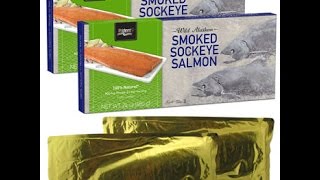 Trident Wild Alaskan Smoked Sockeye Salmon review [upl. by Eenerb649]