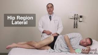 Approach to Hip Region Pain Physical Exam  Stanford Medicine 25 [upl. by Tabor]