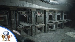 Resident Evil 7  Dissection Room Key Location  Incinerator Room Puzzle for Red Dog Head [upl. by Olvan]