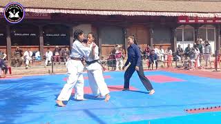 Sahara Waiba RedBalkumari vs Arpana thapa Magar White 5th lalitpur kyokushin karate mayur cup [upl. by Orit]