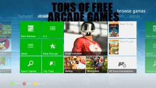 All Free Arcade Games On The Xbox 360 Oct 2013 [upl. by Farant]