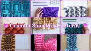 Cushion Smocking PatternsCushion Smocking Techniques ampPatternsCanadian SmockingCushion Ideas [upl. by Yand]