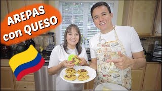 Como hacer Arepas con Queso [upl. by Akirret]