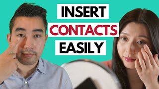 How to put in contact lenses 3 different methods  Optometrist Tutorial [upl. by Nitsirhc]