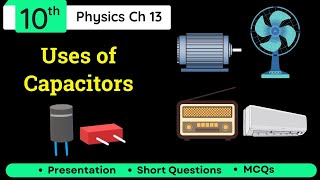 Uses of Capacitors Class 10 Physics Chapter 13  Electrostatic [upl. by Brufsky42]