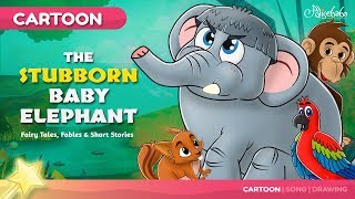 The Stubborn Baby Elephant Bedtime Stories for Kids [upl. by Ennirak]