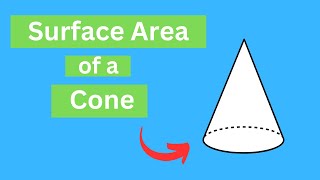 Surface Area of a Cone [upl. by Itsym]