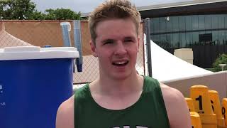 Gatlin Bair Runs Fastest High School 100m at Texas Relays  Interview [upl. by Aeriel]