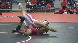 Paulsboros Brandon Green pins Roselle Parks Abel Crespo in 170 pound bout [upl. by Sucy]