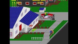 Paperboy Arcade Longplay 1984 Atari Games Rev 2 [upl. by Dagley]