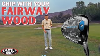 Chipping with a HybridFairway Wood Tips with Blaire [upl. by Read838]