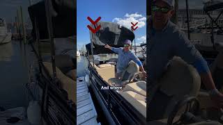 Power Bimini Top Pros and Cons with Bridge Marina PART 2 OF 2 boat shorts [upl. by Ednil]