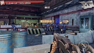 zf3d 💥zombies game shoot with Machine Gun daily challenge Gameplay4u [upl. by Madelene4]