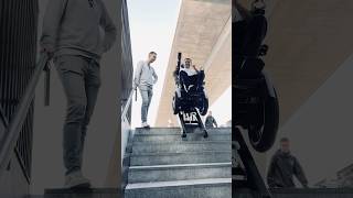 Spontane Probefahrt mit Scewo BRO Kein Problem 👨‍🦼‍➡️ stairclimbingwheelchair [upl. by Ainaj789]