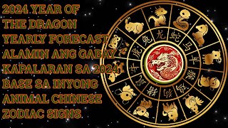 2024 YEAR OF THE DRAGON GABAY KAPALARAN YEARLY FORECAST  2024 CHINESE ANIMAL SIGNS PREDICTIONS [upl. by Damek133]