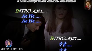 Is Tarha Aashiqui Ka Asar Chhod Jaunga Karaoke With Scrolling Lyrics Eng amp हिंदी [upl. by Thacher]