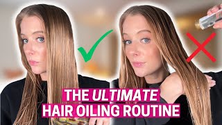 This Hair Oiling Routine TRANSFORMED My Hair How to Apply Hair Oil for Healthy Hair [upl. by Aleac]