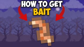 How To Easily Get Bait in Terraria 1449  Terraria How To Easily Get Bait [upl. by Annitsirhc]