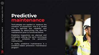 Maintenance Management amp Reliability Engineering Course  Predictive maintenance [upl. by Aramak]