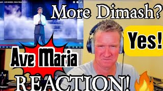 Dimash  Ave Maria REACTION🔥 [upl. by Sair]