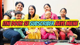 SUBSCRIBER AAYE GHAR PE  NOIDA KYU JAANA HAI KAL [upl. by Kciredes416]