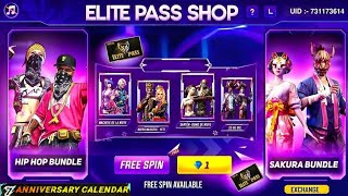 Old ElitePass Returns FreeFire 7th Anniversary Special  Free Fire New Event  Ff New Event [upl. by Meesan]