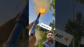 Skyshot A47 🔫🧨 shorts firecraker fireworks crackers military crakers fire diwlicrakers [upl. by Sedecram]