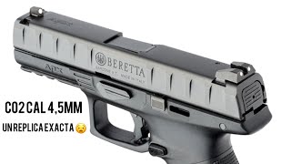 Pistola Umarex Beretta APX Co2 45mm [upl. by Assiral]