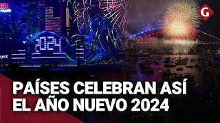 AÑO NUEVO países del mundo celebran la llegada del 2024  Gestión [upl. by Asenav]