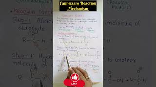 ❌ Cannizzaro Reaction Mechanism 🔥🔥🔥 shorts neet iit jeemains boards [upl. by Nilo84]