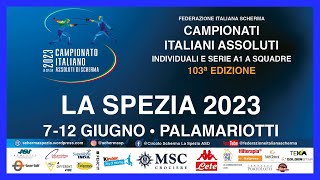 Campionati Italiani Assoluti La Spezia 2023  seconda giornata pedana BLU [upl. by Noella482]